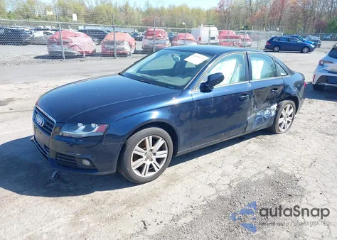 2010 Audi A4 2.0T Premium from USA, damaged, VIN WAUBFAFL1AN037137